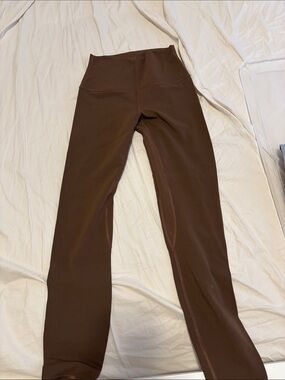Like new - lululemon athletica align 25 inseam size 4 Brown High-Rise Leggings
